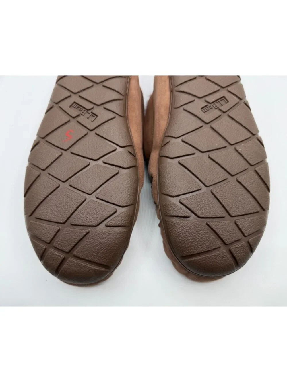 L.L.Bean Men's Wicked Good Slippers Venetian Size 12W Comfort Fur lined Shoe